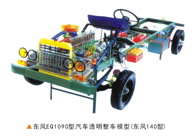 解放CA1091型汽车透明整车模型